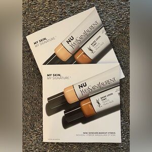 4️⃣ FOR 💲1️⃣5️⃣ YSL NU BARE LOOK TINT Hydrating Skin Tint Foundation